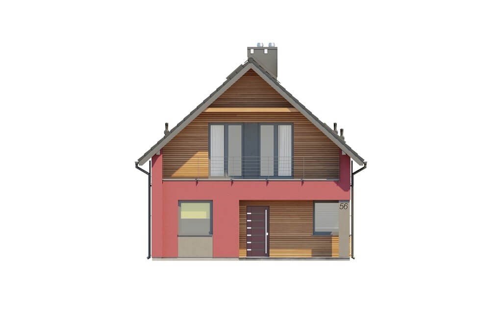 Одноэтажный дом с мансардой под ключ - купить +7 (495) 798-18-28