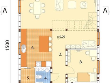 Планировка Дом Оман под ключ - купить +7 (495) 798-18-28